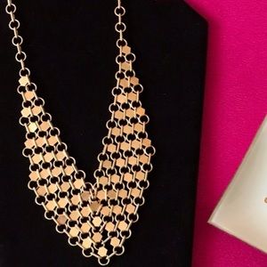 Chunky Gold Tone Necklace